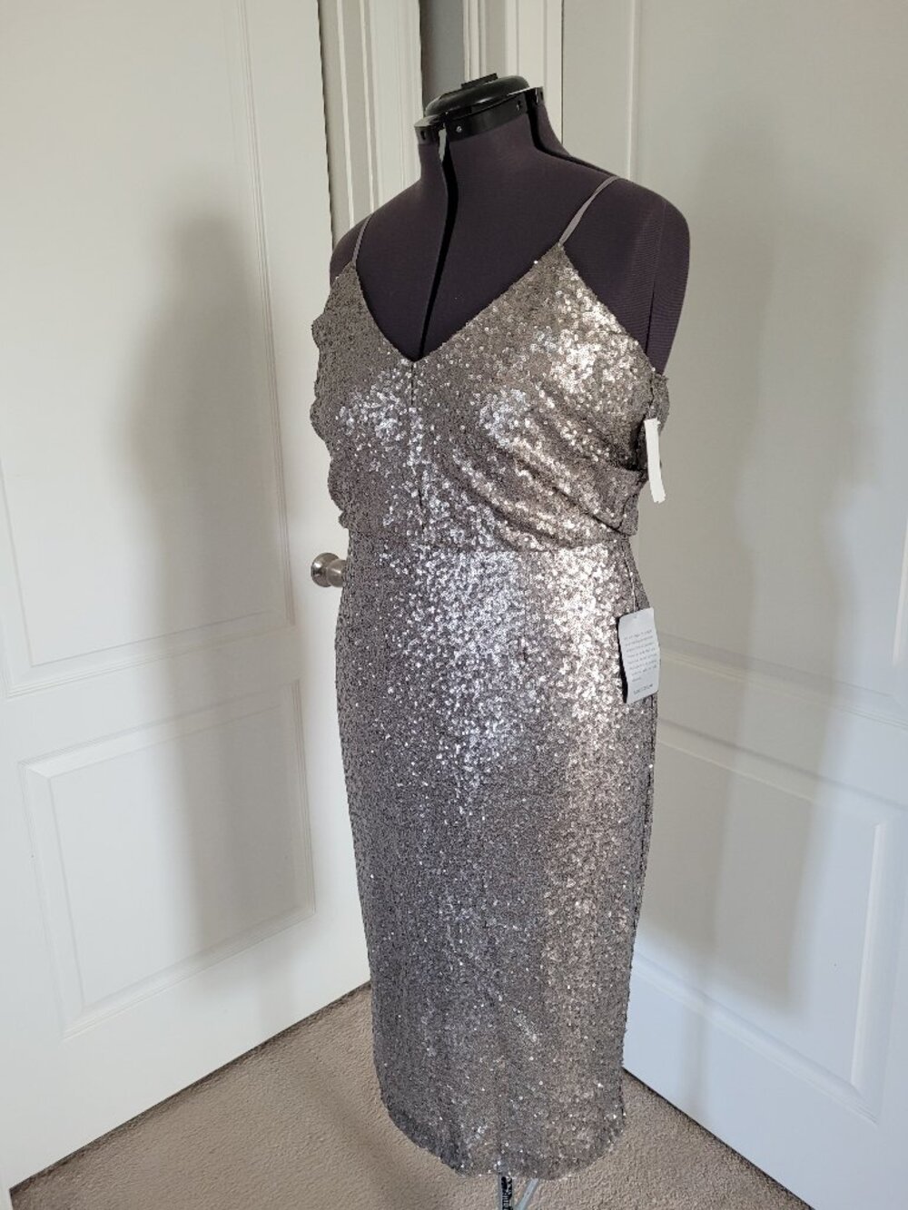 Champage Sequence dress size 12
